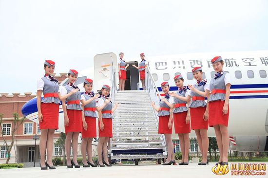 该架波音737飞机将用于该校空乘等专业的实训和教学。