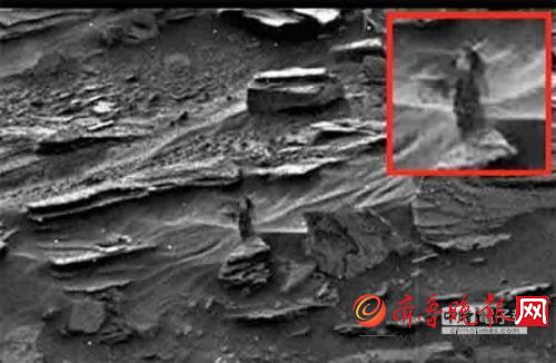 月球与地球贴面奇景 NASA火星照惊现女外星人