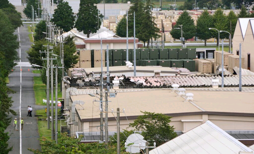 驻日美军基地爆炸无人伤亡 现场惨烈画面被曝光