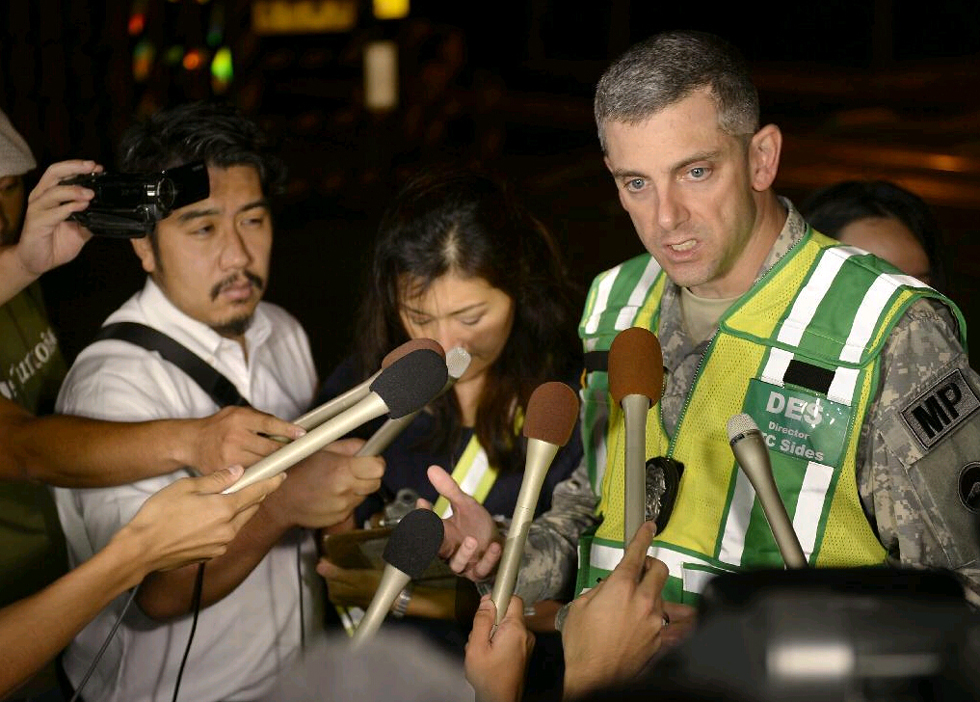 驻日美军基地爆炸无人伤亡 现场惨烈画面被曝光