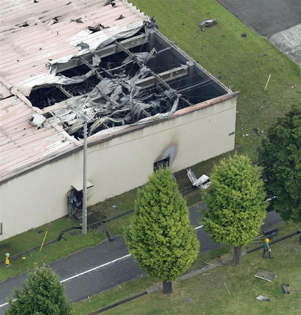 驻日美军基地爆炸无人伤亡 现场惨烈画面被曝光