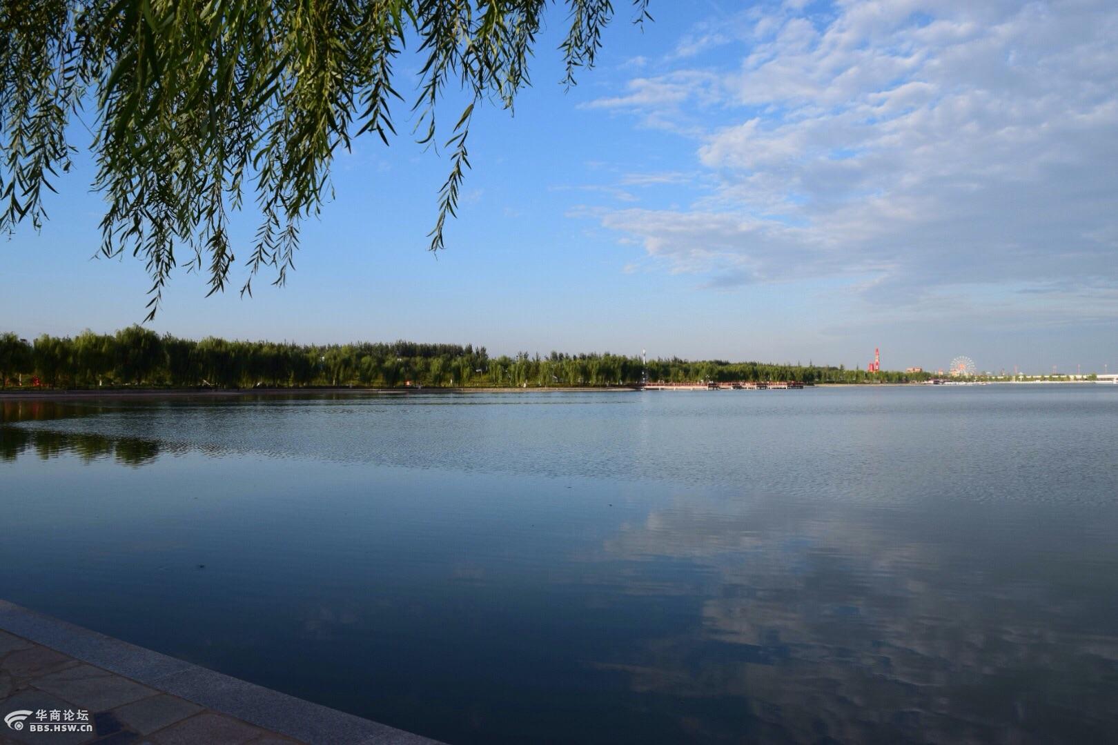 随手拍同州湖