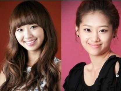 孝琳、朱妮 Sistar的孝琳跟朱妮也有几分神似