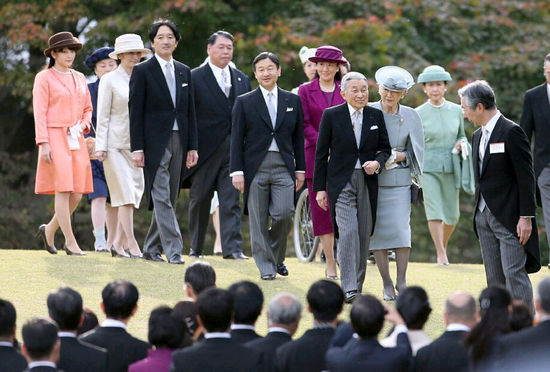 日本天皇办游园会 皇太子妃雅子12年来首次出席(组图)