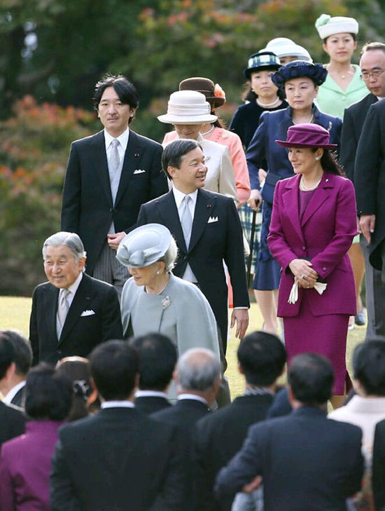 日本天皇办游园会 皇太子妃雅子12年来首次出席(组图)