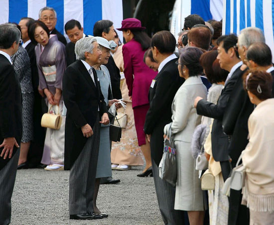 日本天皇办游园会 皇太子妃雅子12年来首次出席(组图)