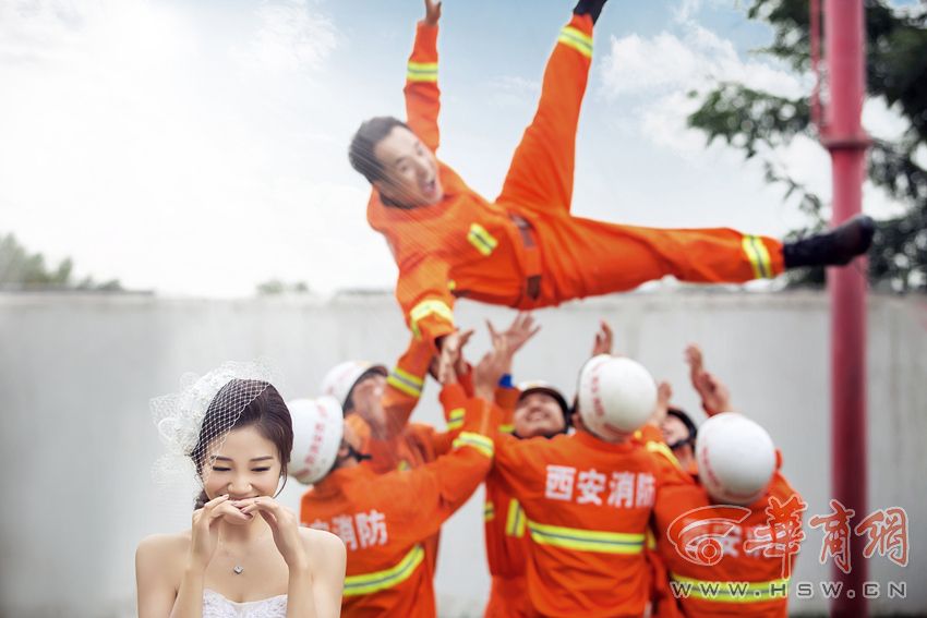 西安最美婚纱照什么样?皂片里除了新郎新娘还