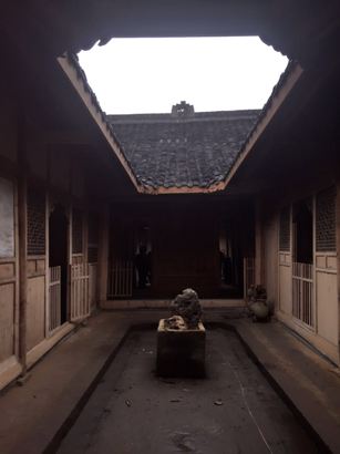 郭沫若故居内的房屋结构一览。（邓志慧 摄）