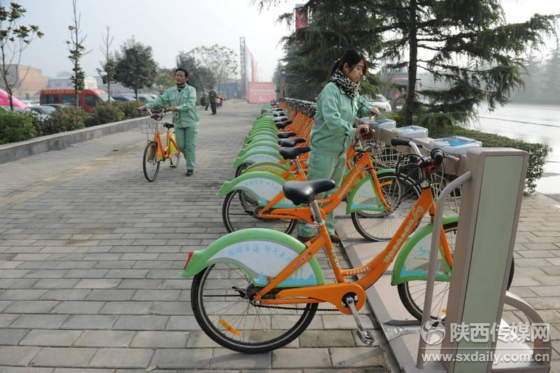 西安公共自行车每天使用量达23万人次【6】