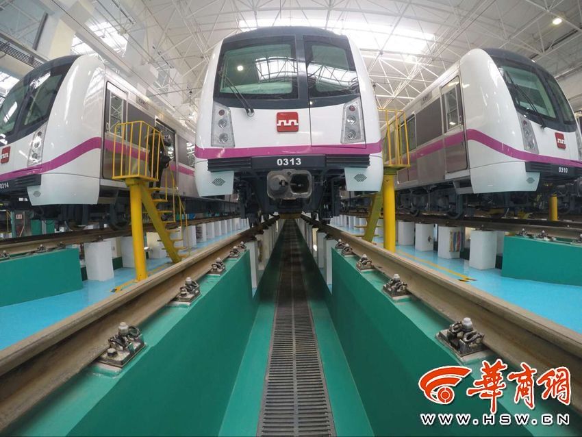西安地铁三号线全线长轨通 明年四季度通车试运营