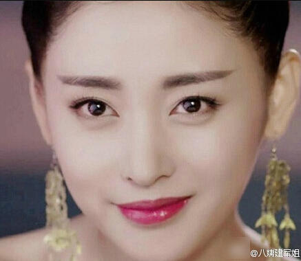 《太子妃》张天爱变脸全过程 曾是包子脸(组图
