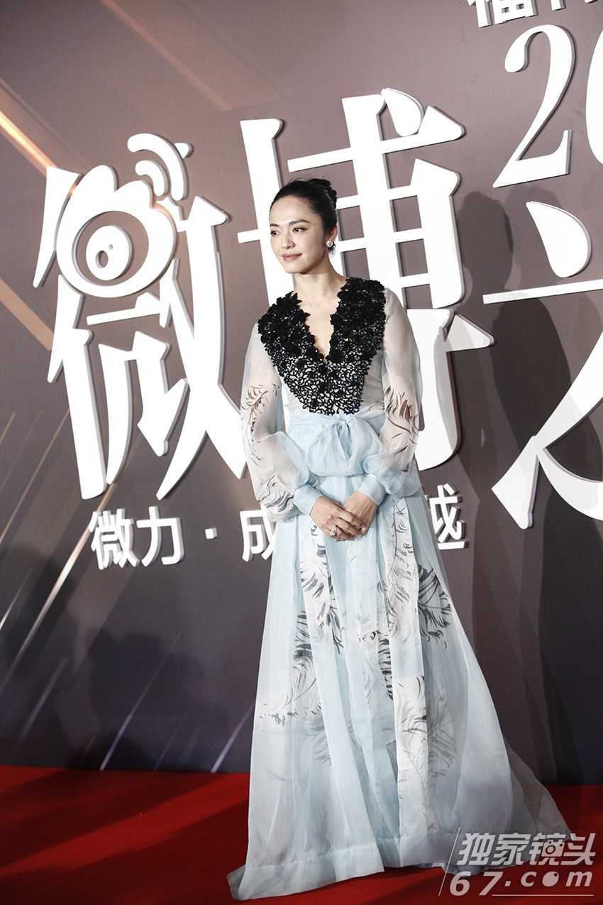 2015微博之夜红毯：赵丽颖刘涛飒爽登场PK总攻范