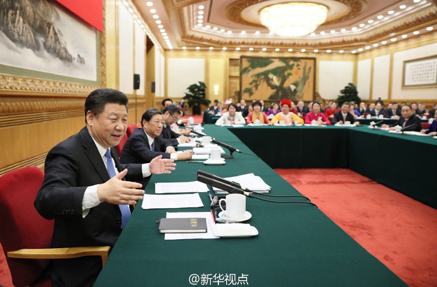 习近平参加湖南代表团审议