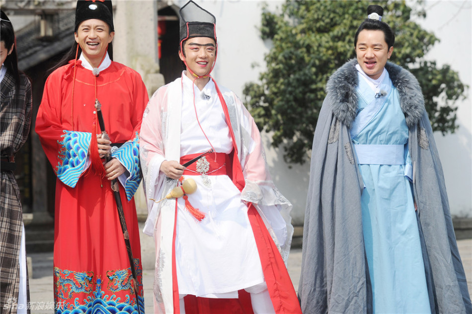 邓超、郑恺与王祖蓝