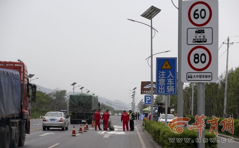 环山路长安段分车型限速 大车限速60公里/小时