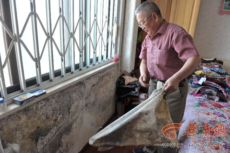 楼顶上建基站影响防水 住户三间房子壁纸墙皮脱落