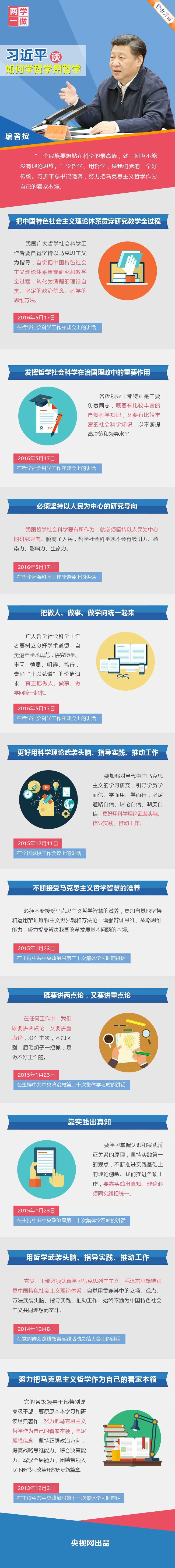 习近平谈如何学哲学用哲学