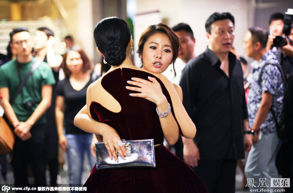 林心如与范冰冰.