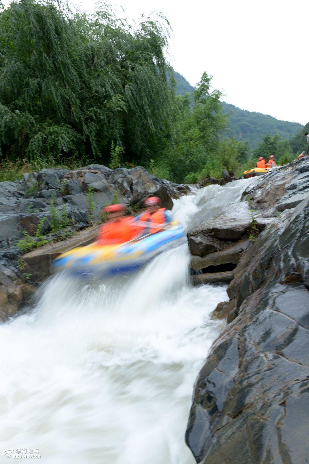 豫西漂流爽天下61峡谷风光美如画中原勇士第一漂佳丽青山绿水间