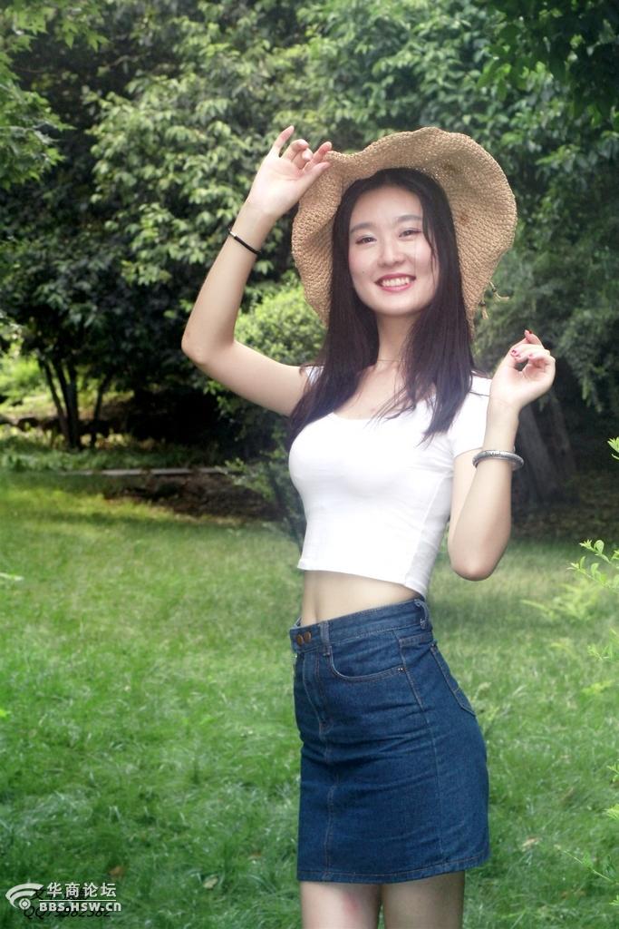 兴庆公园夏日美女