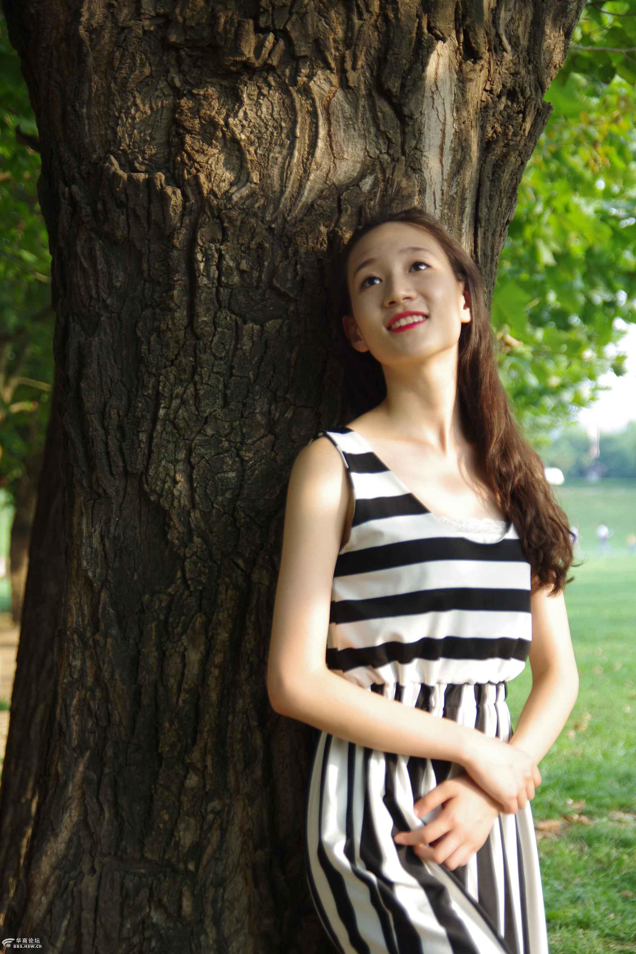 西安曲江南湖美女