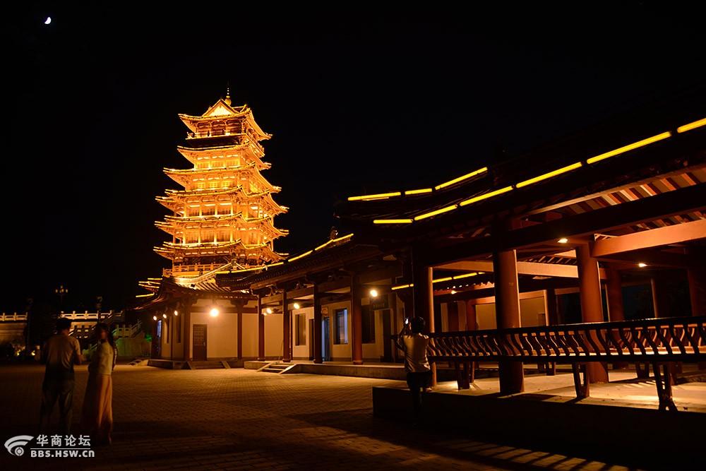 商南鹿城公园夜游记严建设