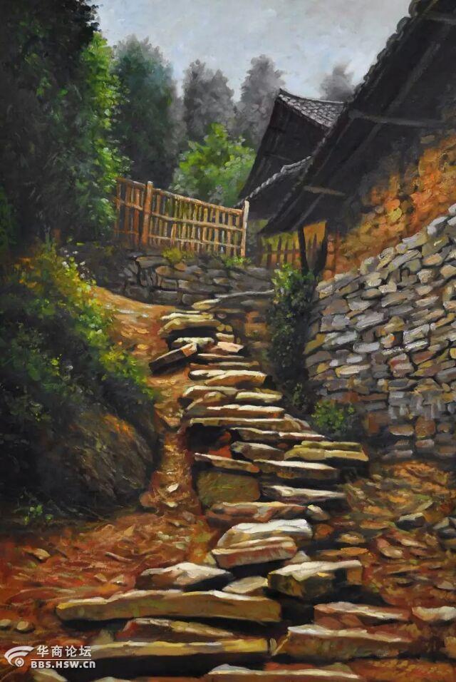 著名油画家唐三超油画展在张家界开幕魏连升飞往张家界报道