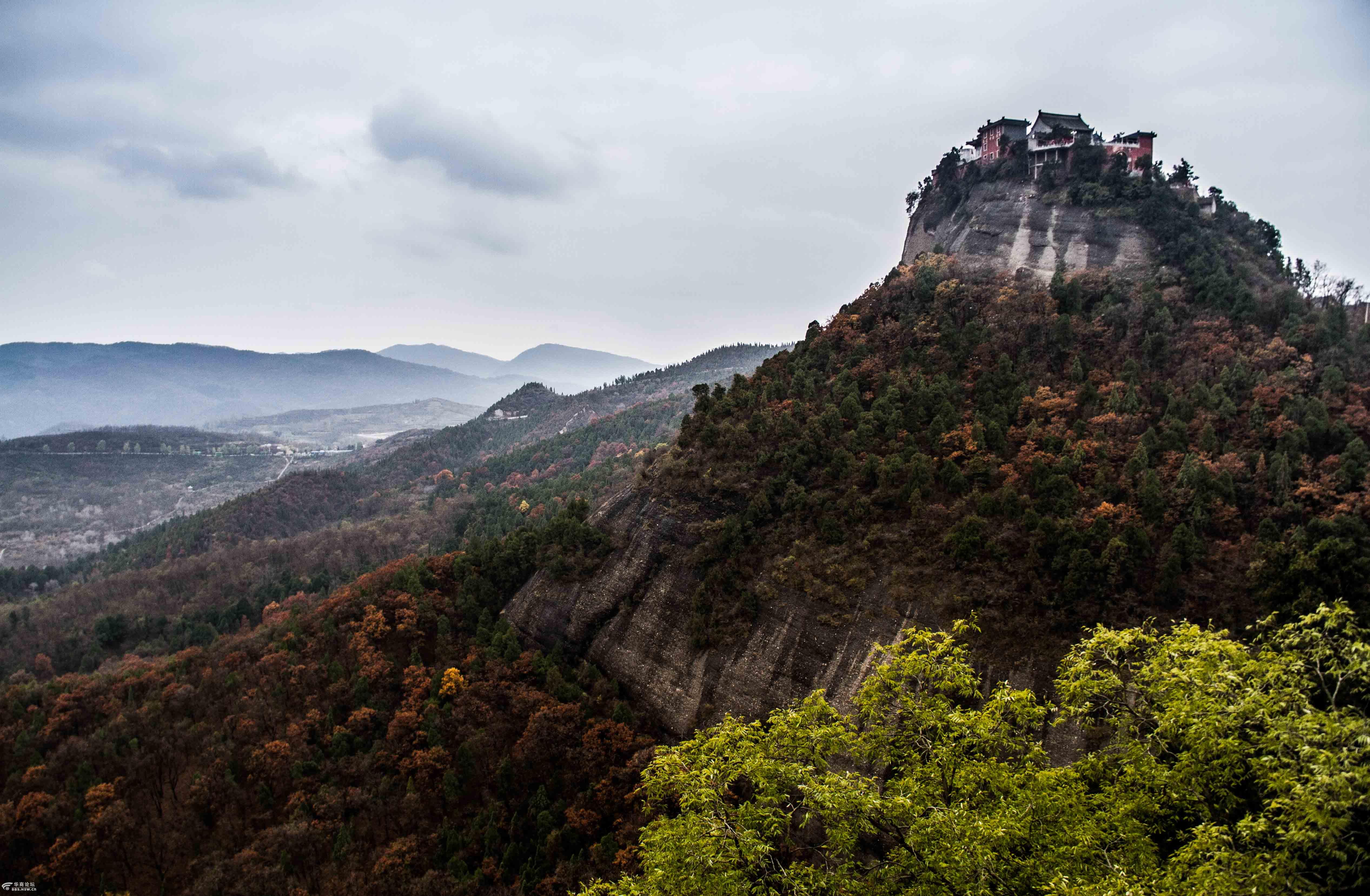 十一月十五最后的踏秋照金香山红叶