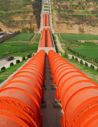 扶风有一处美丽的风景倒虹