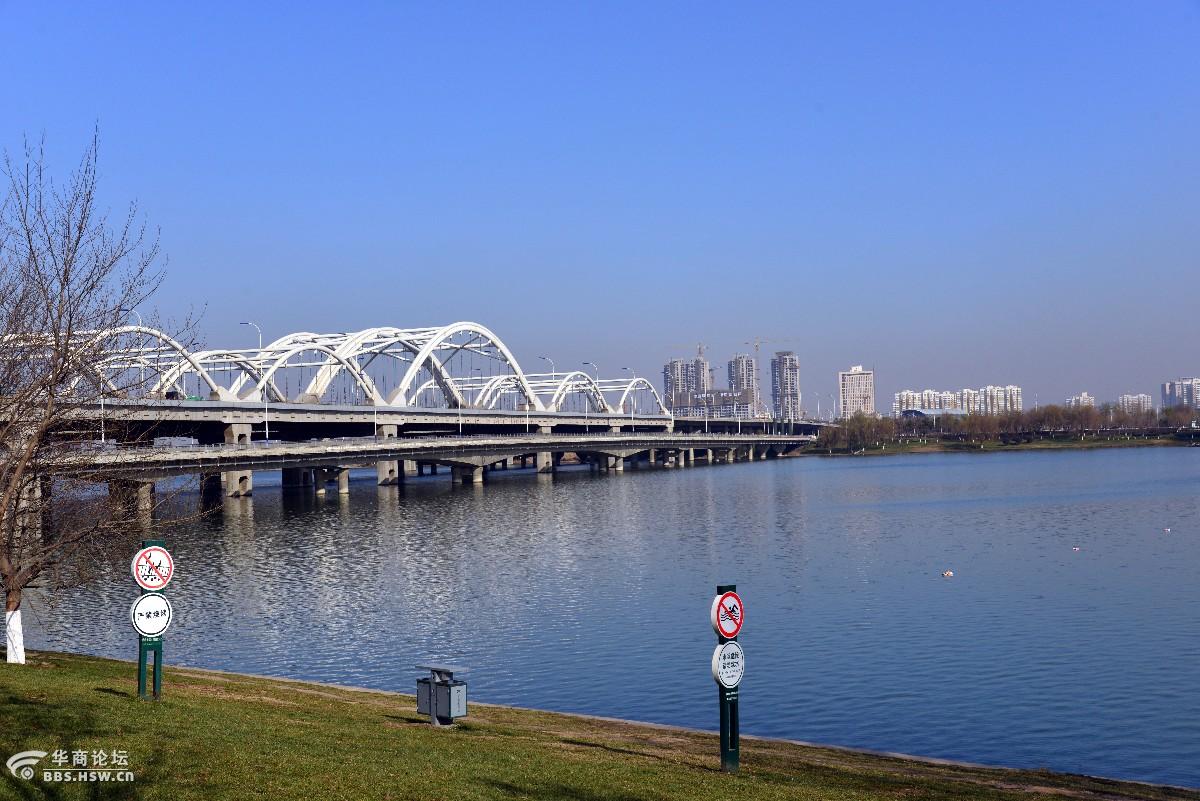 浐灞旅游一号线的沿线景色
