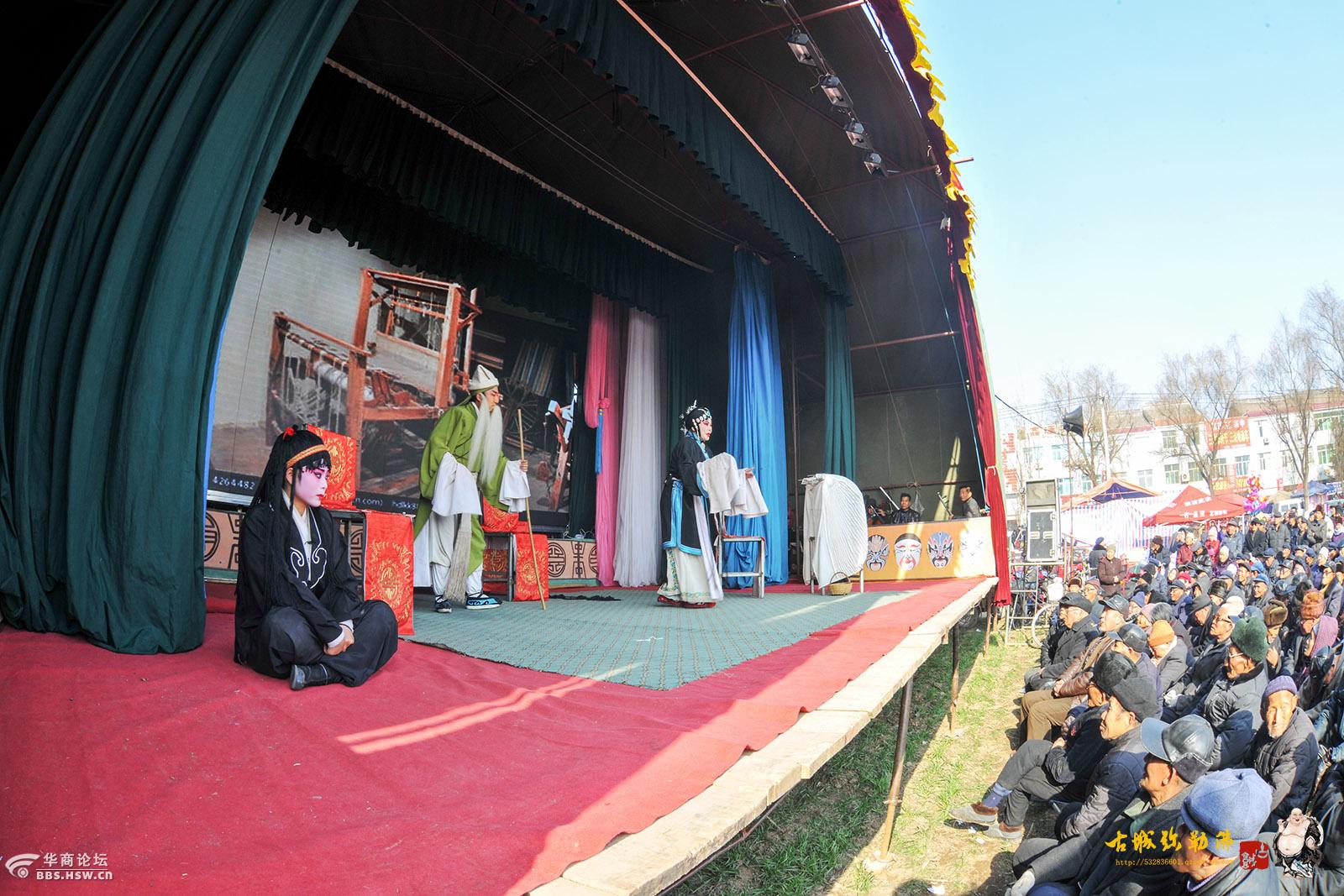 2015武功镇河滩会之秦腔大戏台