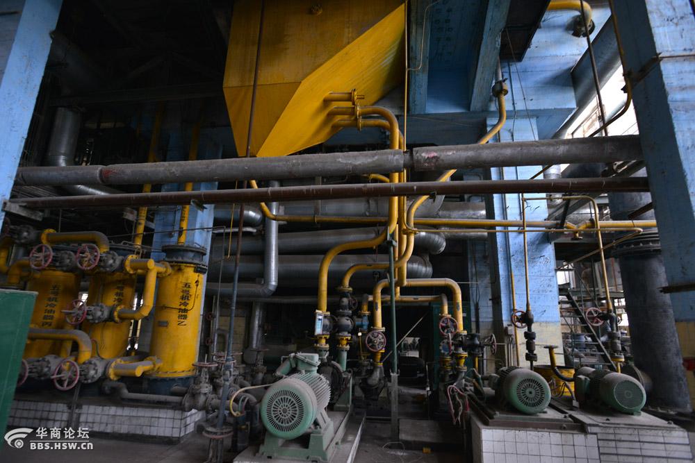 记忆走进关停的户县热电厂车间厂区之二