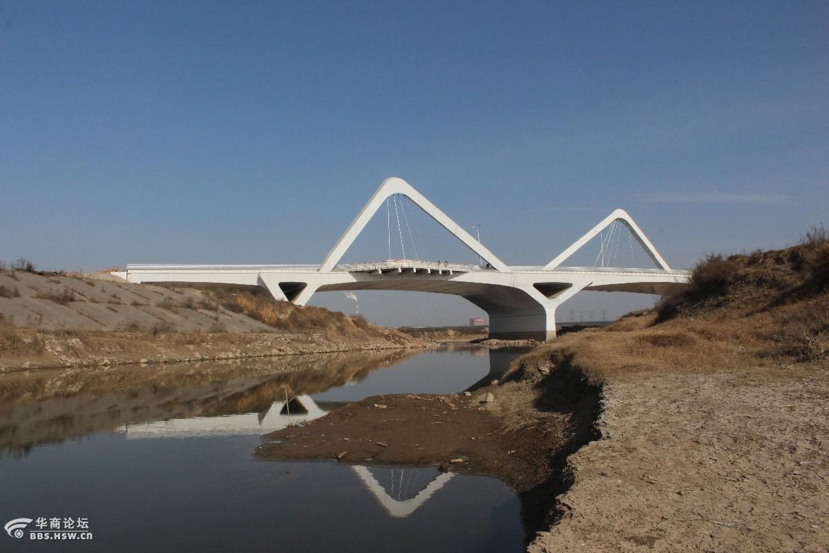 沣河入渭口西咸沣河交通桥