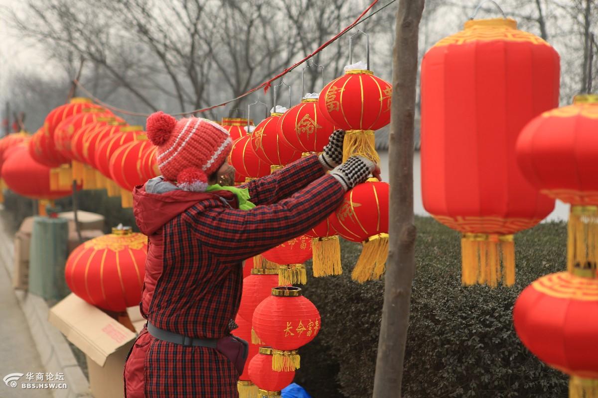 寻找老西安023三兆村大红灯笼高高挂