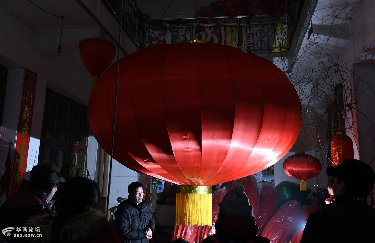 寻找老西安走访灯笼制做三兆村