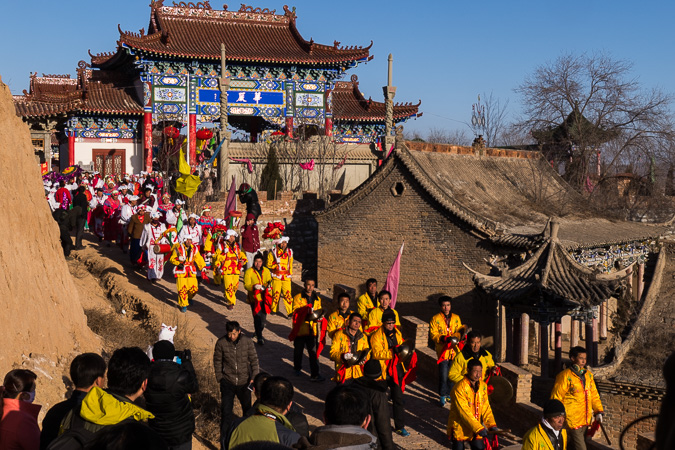 横山党岔镇小李家洼村牛王会纪实1