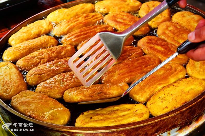 庙会上宝鸡名吃茶酥