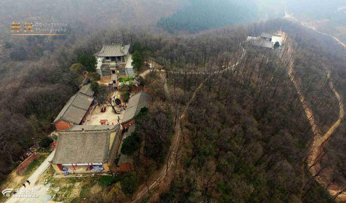 俯瞰户县清凉山