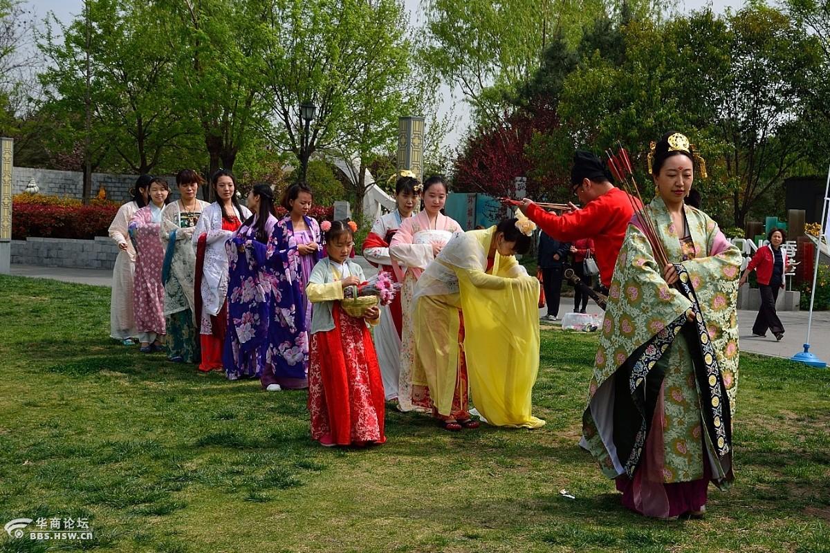 三月三气象新汉服丽人浐灞行