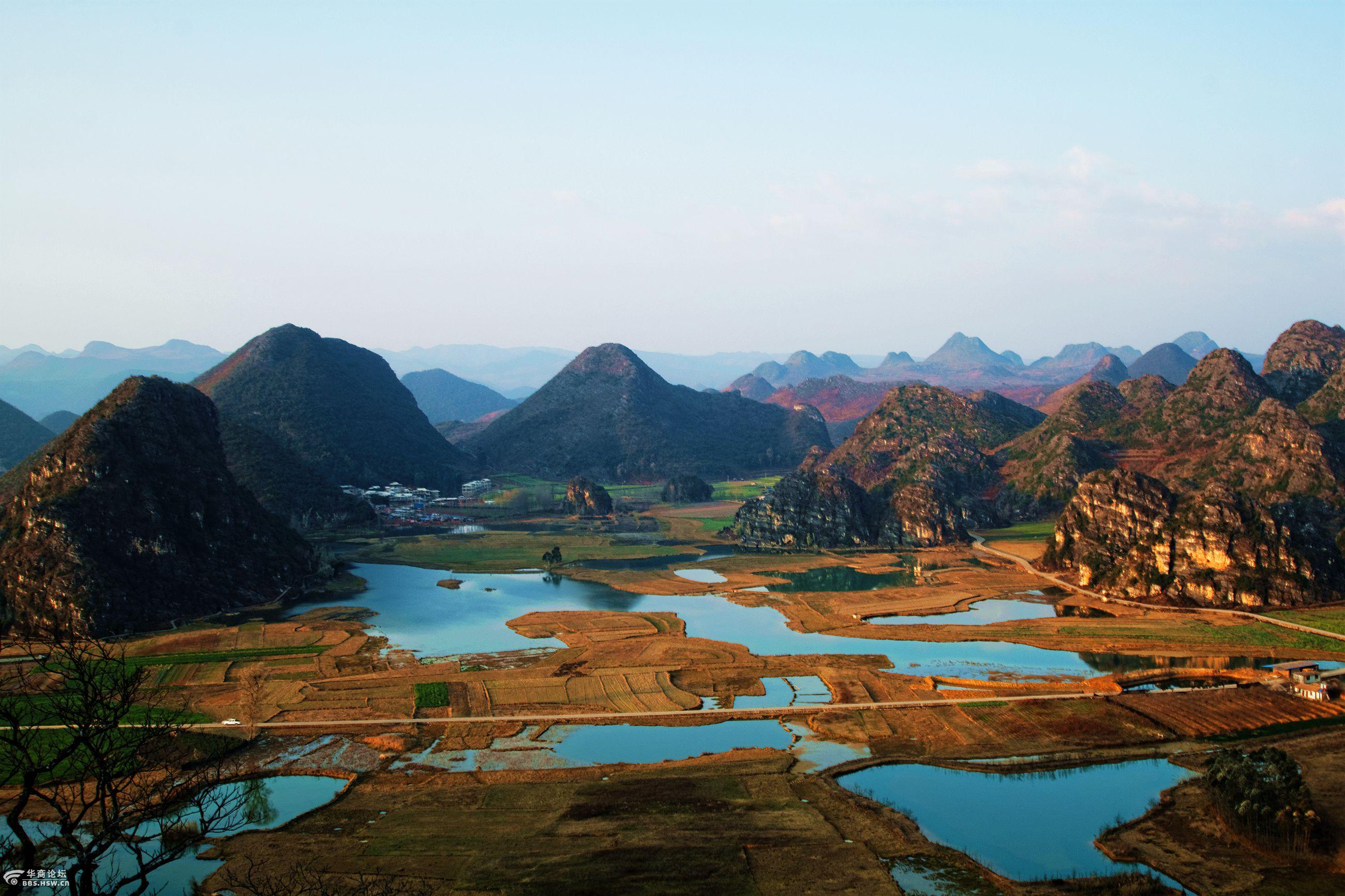 云南普着黑青龙山日出