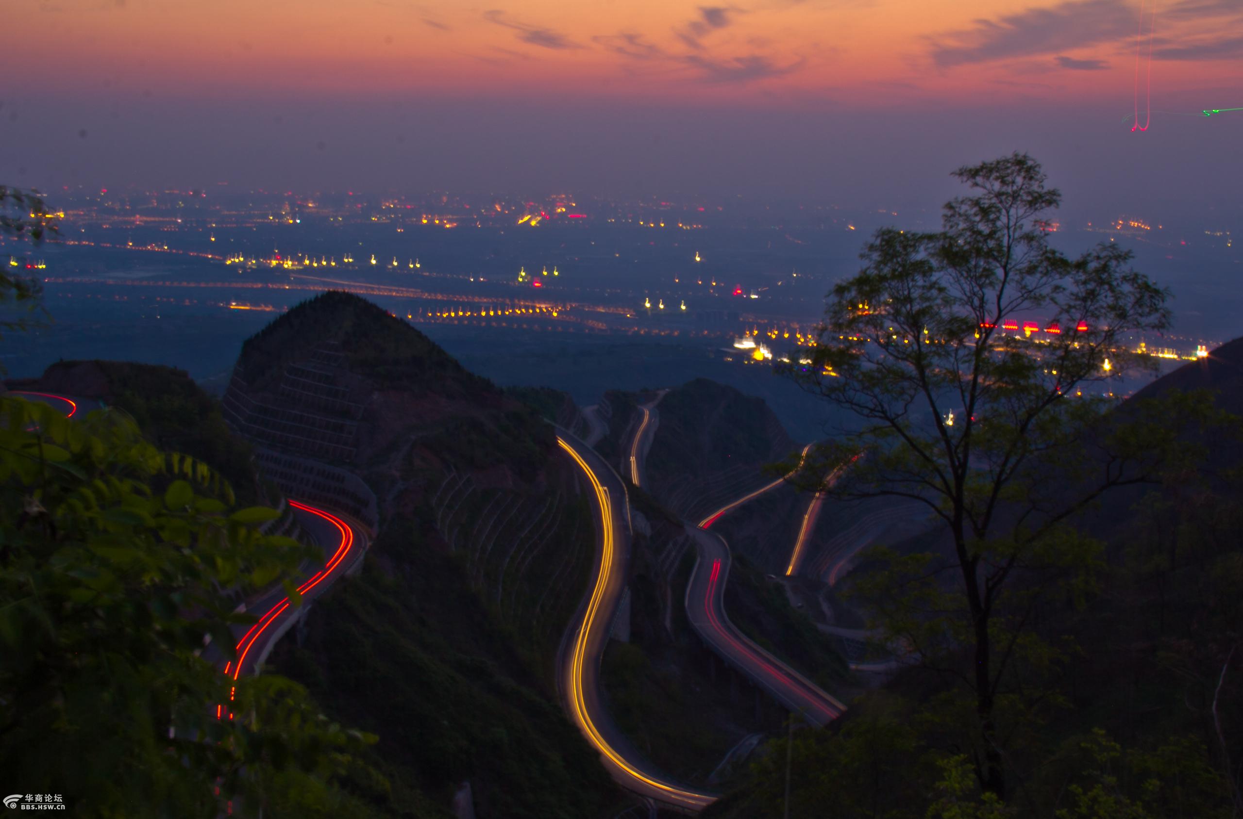 骊山的白天和夜晚