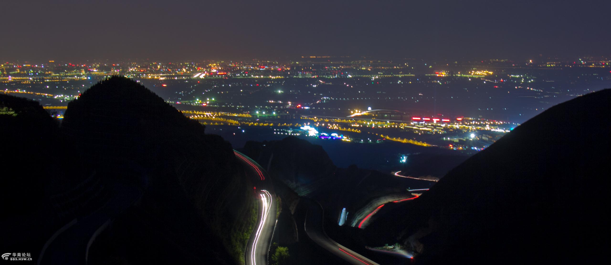 骊山的白天和夜晚
