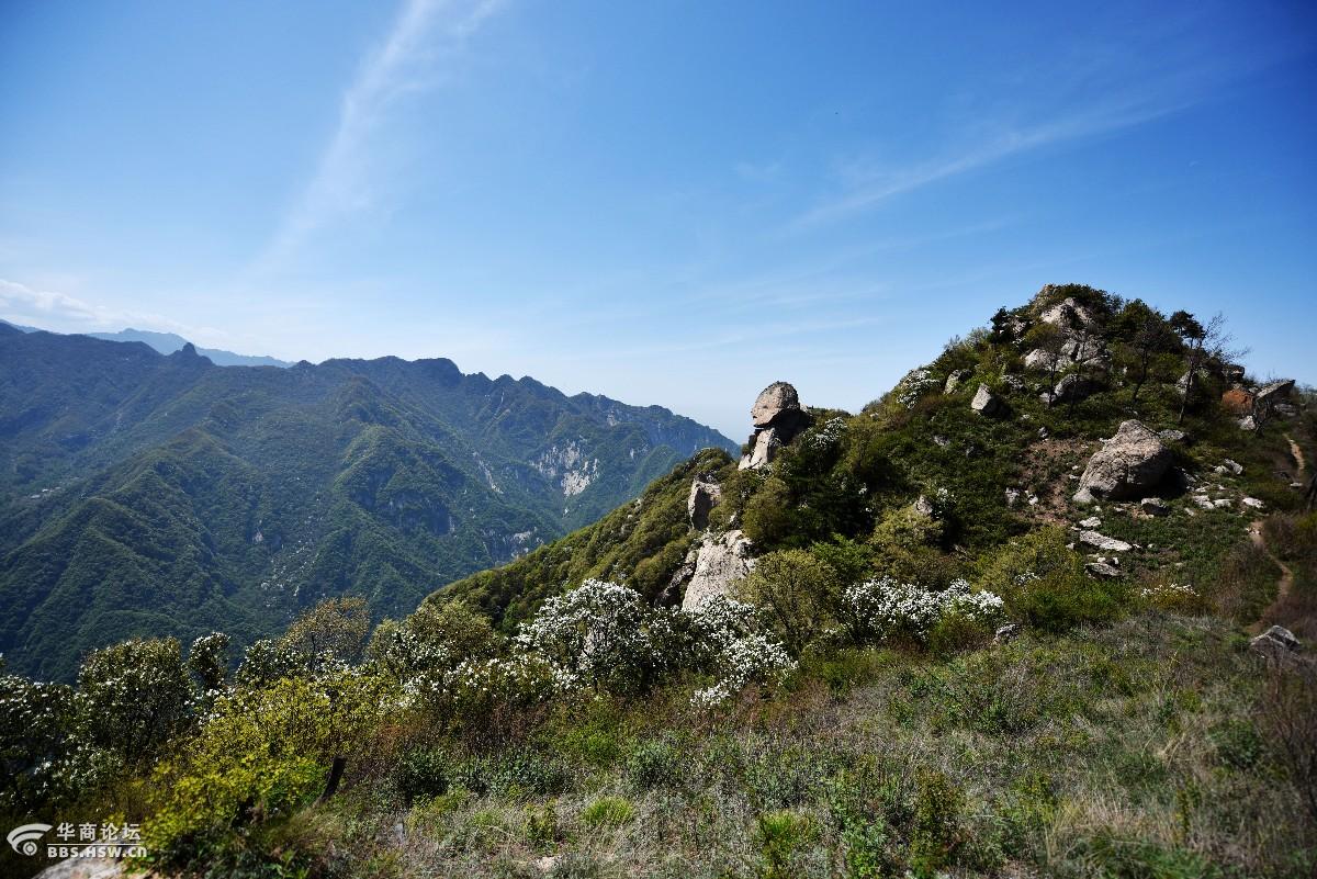 秦岭扯袍峪人头山--登高望远
