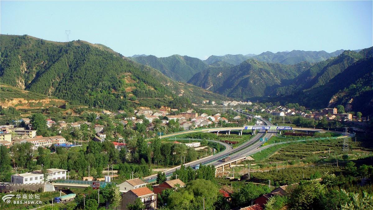 星期天到蓝田醉美景色在辋川