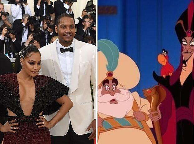 anthony的组合被吐槽像动画片《阿拉丁》里面的jafar和苏丹王