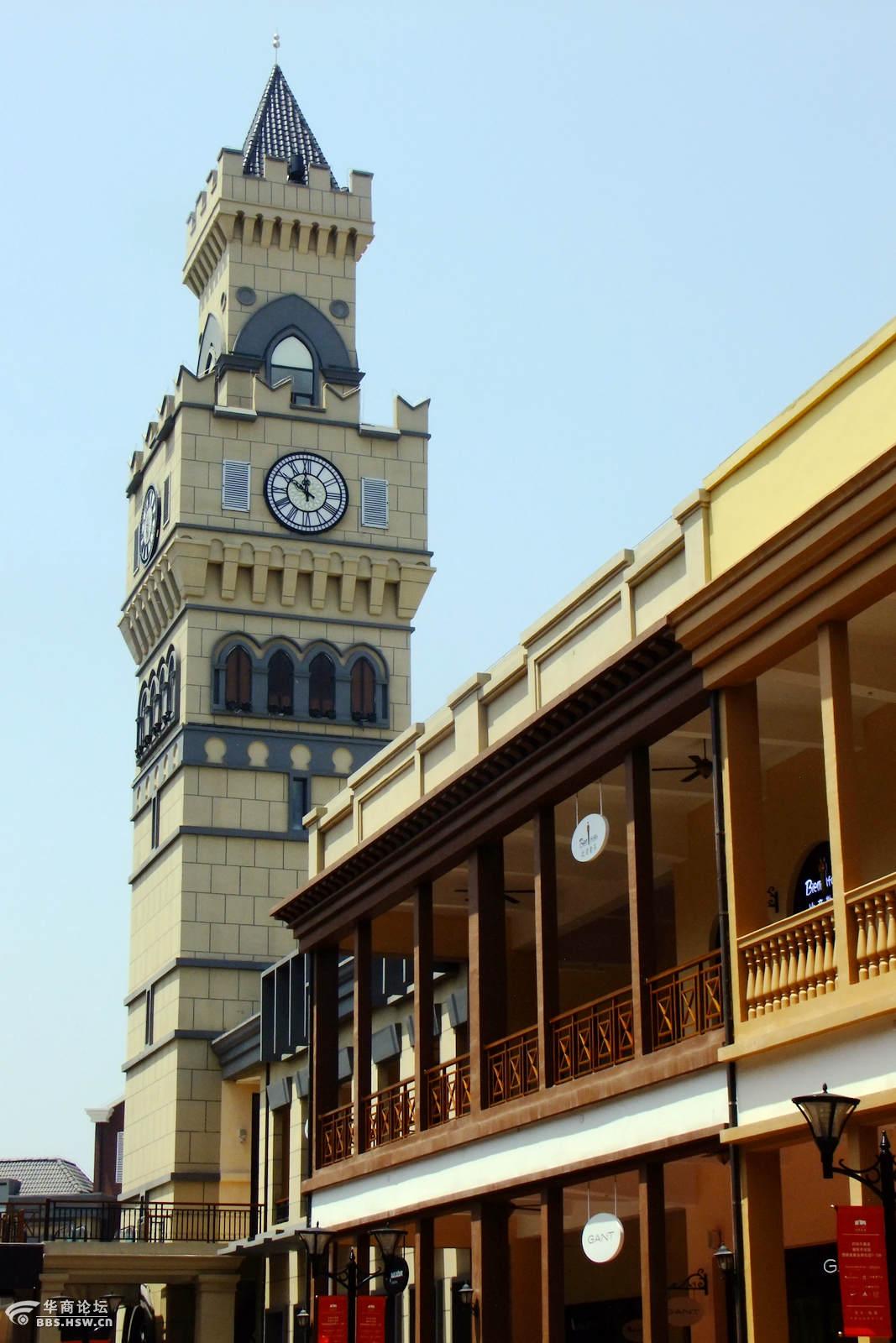 临潼的欧式风情购物小镇西恩奥莱