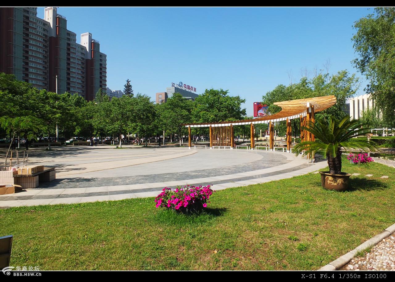 别具一格的咸阳文林广场