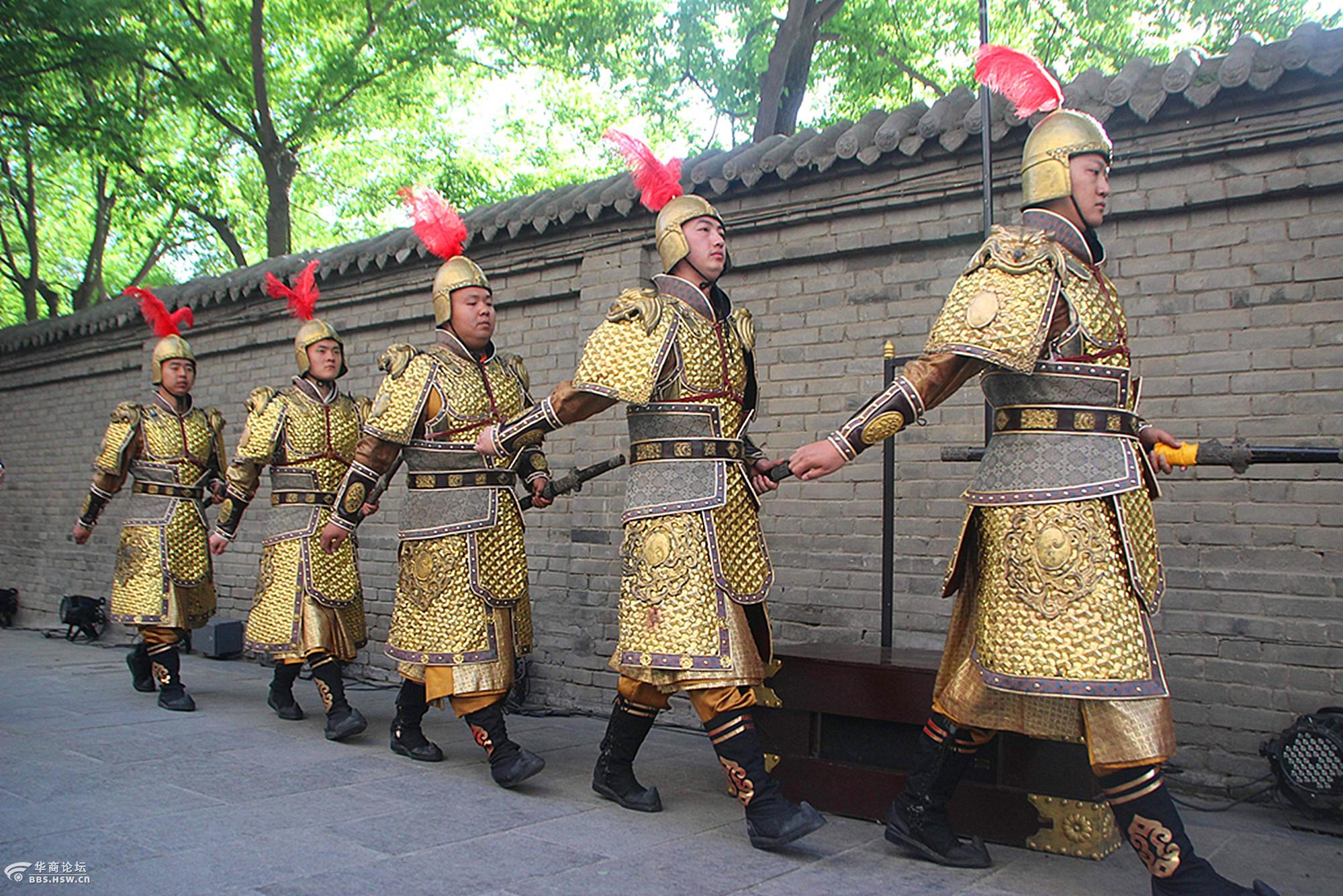西安永宁门金甲武士换岗仪式随拍客观视界