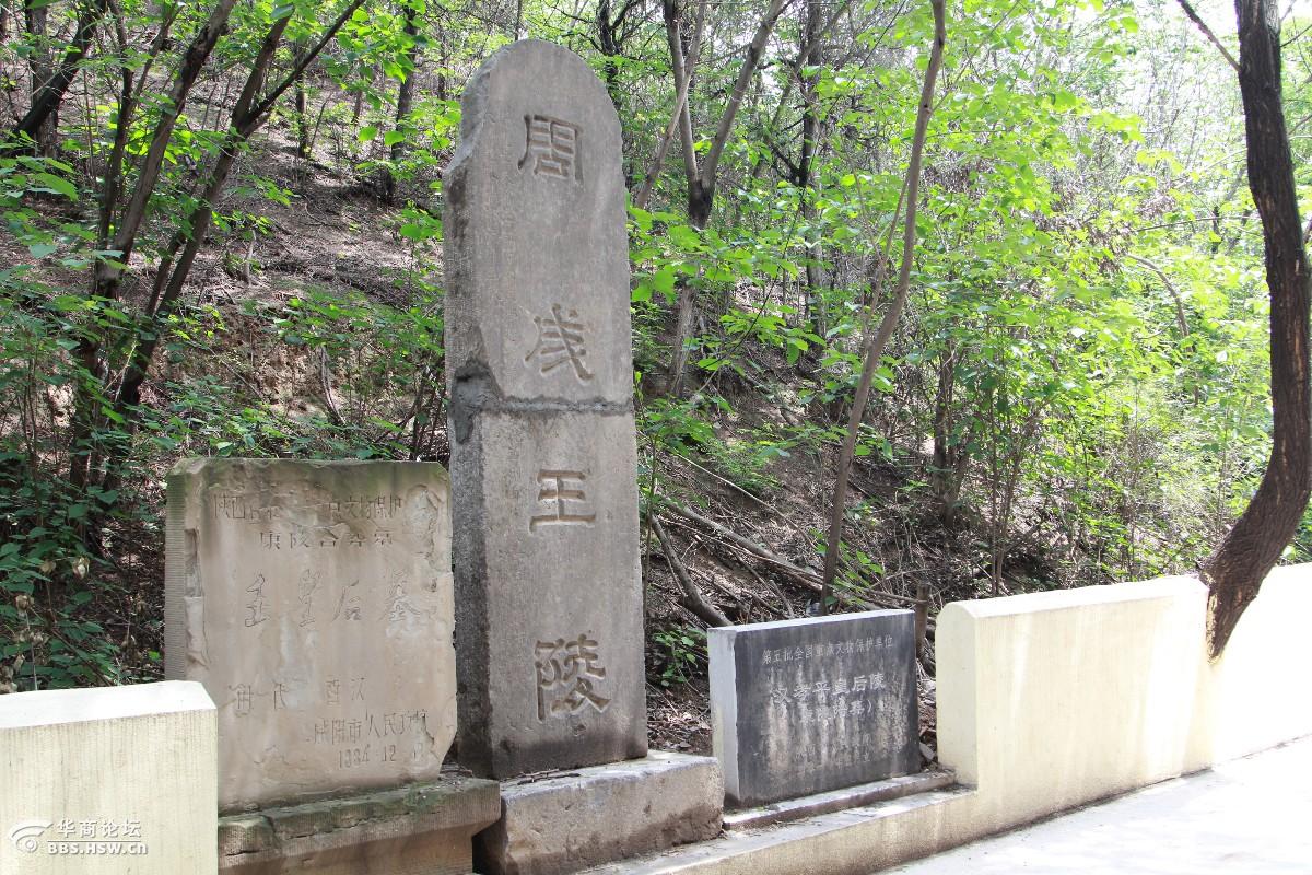 康陵前立起了渭陵碑