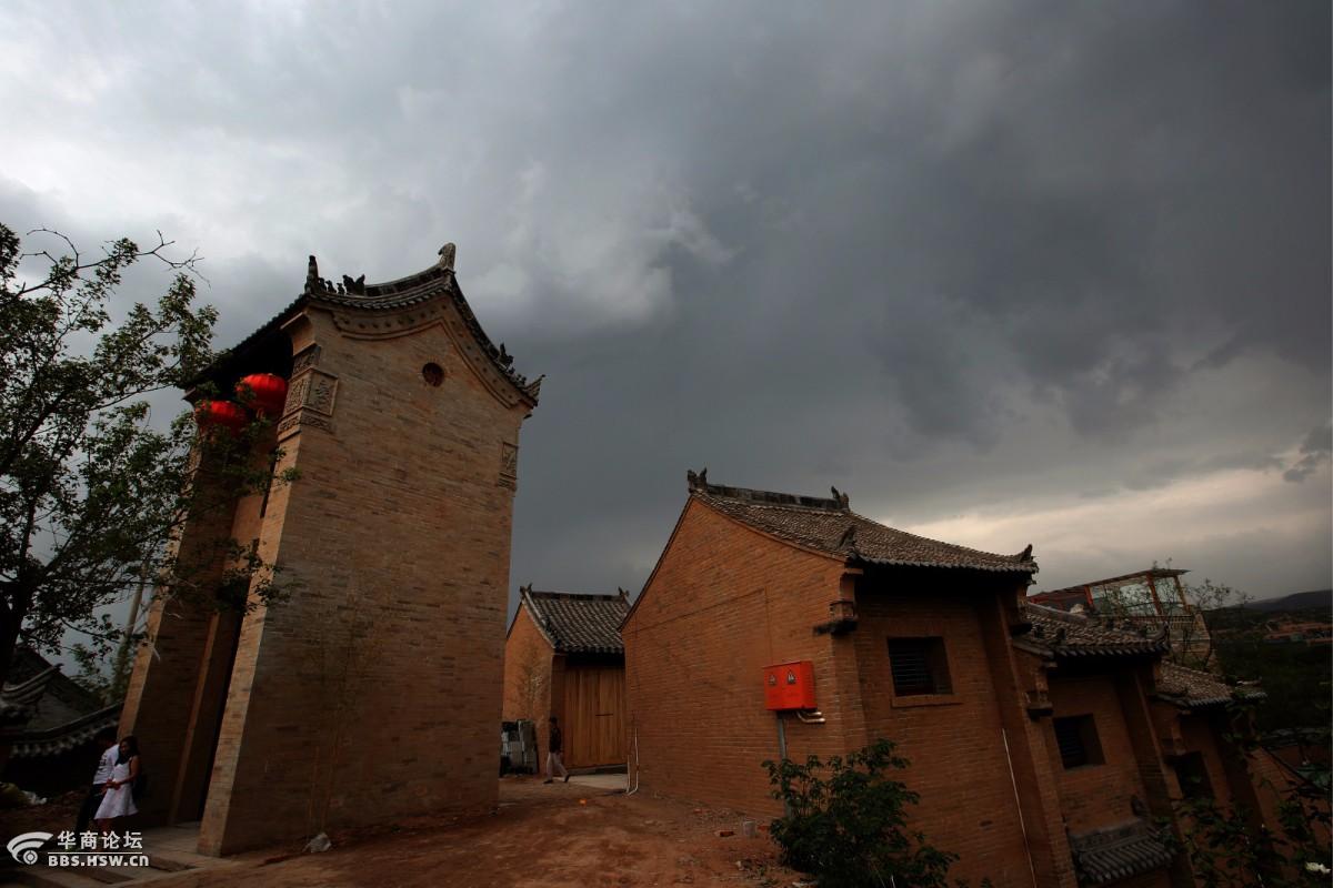 袁家村烈日暴雨两重天官厅村历史深厚有故事